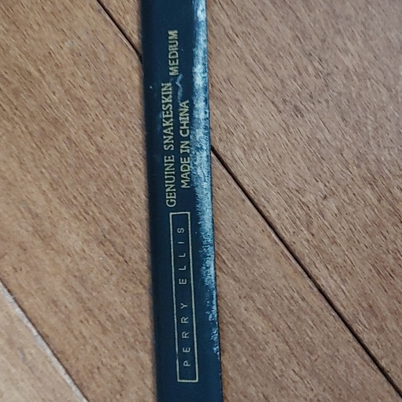 Vintage Perry Ellis Snakeskin Belt M - Picture 3 of 10